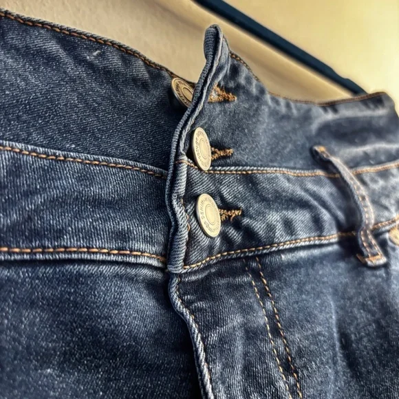 Ibiza Dark Wash Push Up Denim Short Jeans – Vintage Blue – US 13 - Picture 10 of 11